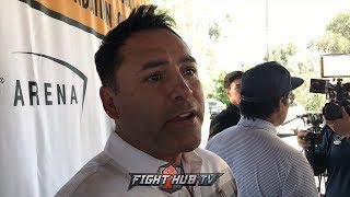 OSCAR DE LA HOYA TO GGG "HOW CAN YOU DEMAND 50-50 WHEN YOU'RE NOT A DRAW AT ALL"