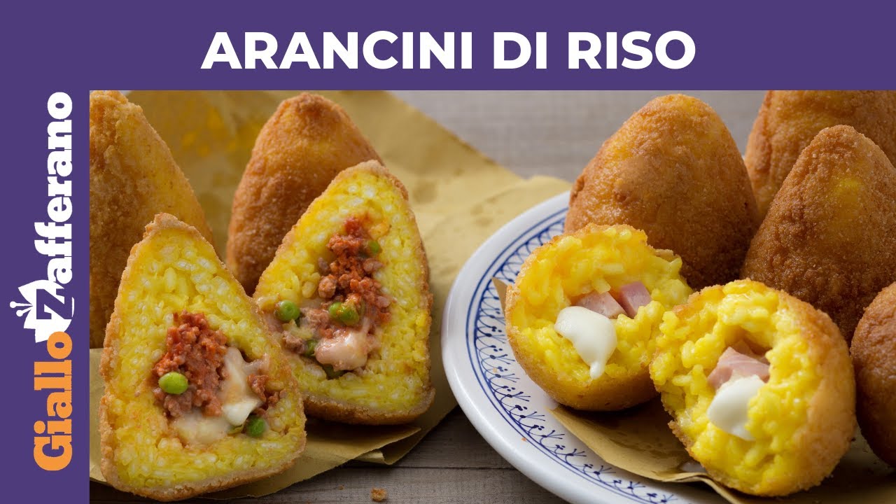 ARANCINI DI RISO SICILIANI: Ricetta Originale! - YouTube