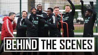 Flicks, tricks and more | Behind the scenes at Arsenal training centre