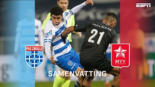 Samenvatting PEC Zwolle - MVV Maastricht | MVV wil PEC nog verder in problemen brengen!🔥| KNVB beker