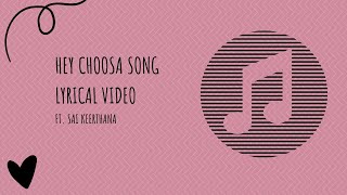 Hey Chusa ft. Sai Keerthana Cover Lyrical Video Song | Bheeshma Movie | Sai Keerthana Musical