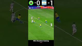 Argentina VS Brazil 2021 Copa America Final Highlights#youtube #shorts #football
