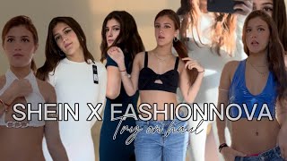 SHEIN x Fashion Nova haul (I made some mistakes)