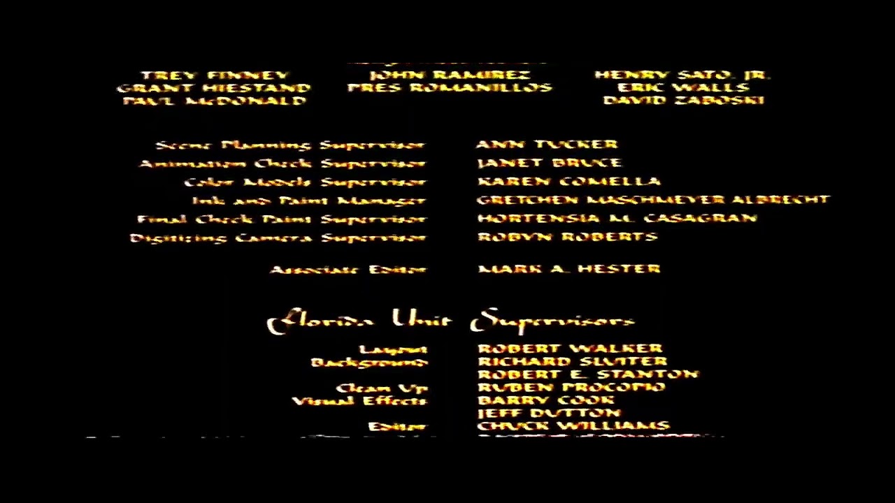 Disney's Aladdin 1992 End Credits (Disney 100 Fan Remaster) - YouTube