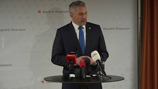 PK: Kanzler Karl Nehammer in BrüsselStatement von Bundeskanzler Karl Nehammer (ÖVP) Mi., 15.12.2021