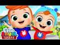 Bebek ve Abisi Birlikte Büyüyorlar | Eğlenceli Ve Öğretici Çocuk Şarkıları | Little Angel Türkçe