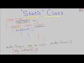 Java-77-  Static Class in Java || Java Programming
