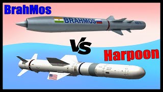 Harpoon vs Brahmos: Which is better? | Anti-ship missiles