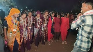 दुधवी ईंदल वीडियो 2025//आदिवासी इंदल में लड़किया नाचती हुई वीडियो 2025