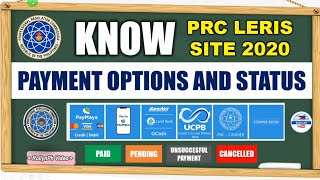 Understanding PRC LERIS Payment Options, Payment Status + FAQ