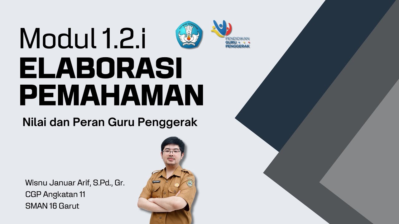 Modul 1.2.i Elaborasi Pemahaman | Nilai Dan Peran Guru Penggerak | PGP ...