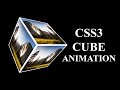 Create Cube Box image in CSS | 3D Cube image Animation Effect in CSS