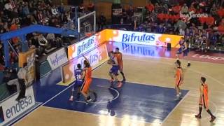 James Feldeine 37 puntos (Cifra Tope para un Dominicano ACB) - Fuenla 72 - Valencia 69