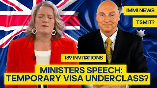 Australian Immigration News: 10th Dec. Shocking speech by the Minister; 189 Invitation rounds + more
