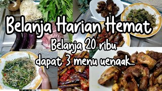 Belanja harian hemat | Belanja 20 ribu