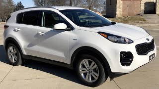 2017 Kia Sportage LX AWD - 46k (Clear White)