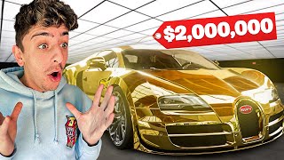 Driving the MOST Expensive Car in the WORLD!! (GOLD BUGATTI)