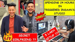 Living 24 Hours in TRIGGERED INSAAN'S STUDIO with him !!