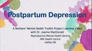 Post Partum Depression - Mother Mental Health Toolkit