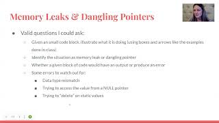 Pointers Recap: Memory Leaks & Dangling Pointers