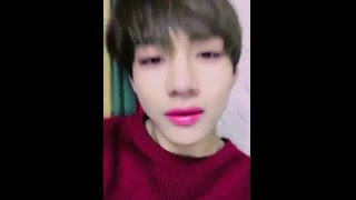 BTS V Twitter Update 160108