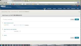 Adding a User to a Blackboard Course