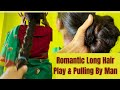 Romantic Thick Long Hair Play & Pulling by Man || 32 mins Full Video Available to Buy