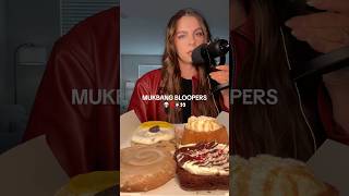 BEHIND THE SCENES MUKBANG 👀   #realisticmukbang #bloopers #failscompilation #foodreview