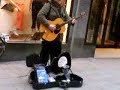 one man band playing in linkoping