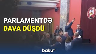 Parlamentdə deputatlar əlbəyaxa oldu - BAKU TV