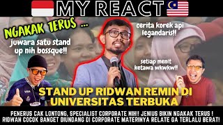 WKWKW! GA NYANGKA STAND UP RIDWAN REMIN DI UNIVERSITAS TERBUKA