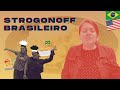 Gringa Aprendendo a Fazer Strogonoff Brasileiro e Provando