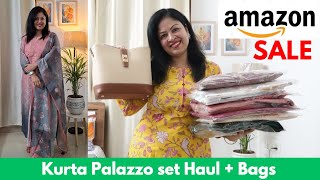 Latest Amazon Haul -  Regular, Daily wear Kurta sets,  Office wear sets,✨Try on Haul