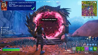 How to EASILY Look into the Portal to find Jade in Fortnite locations Quest!