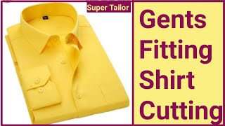 Men's fitting designer shirt cutting/ how to cut men's fitting shirt