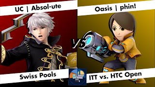 ITT vs. HTC Showdown - Swiss Pools - Absol-ute (Robin) vs. phin! (Mii Gunner - SSBU