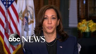 VP Harris reflects on 1 year in office l GMA