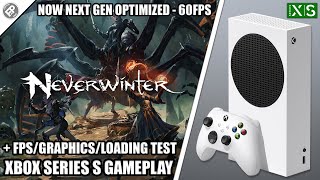 Neverwinter: Next Gen Update - Xbox Series S Gameplay + FPS Test