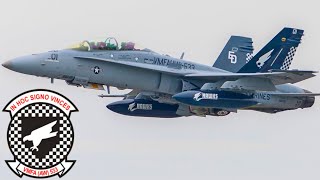 Hawks, USMC. Final Flight of F/A-18 Hornet Fighter Squadron