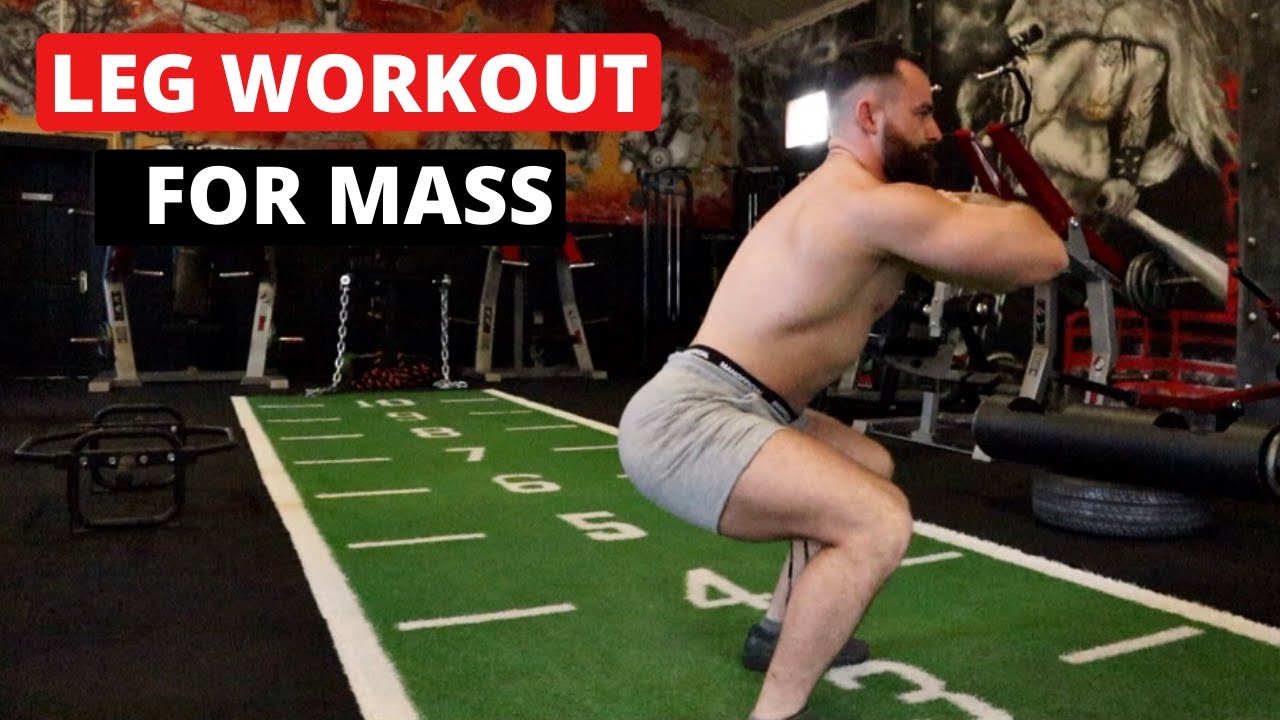 BEST BODYWEIGHT LEG WORKOUT FOR MASS - Follow Along (No Equipment ...