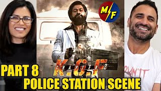 KGF CHAPTER 2 POLICE STATION SCENE REACTION!! | KGF 2 - Part 8 | Rocking Star Yash | Magic Flicks