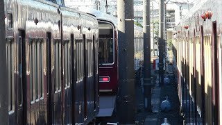 2024.09.11朝 阪急正雀車庫 速報版 34番線で9009F早朝より通電中。JR側には車両なし。廃棄ボルスタ(空気ばね付き)。他。(後ほど静止画と説明文を追加の上再公開予定です)