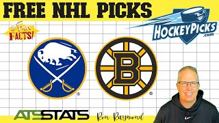 Buffalo Sabres vs  Boston Bruins Prediction 4/28/22 -  Free NHL Picks