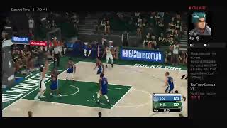 NBA 2K19 - Golden State Warriors vs Milwaukee Bucks - Full Gameplay