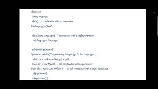 constructor overloading in java #javabasics #constructorinjava