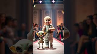 Cute Baby Runway Stars #agt  #amazing #shorts  #AI