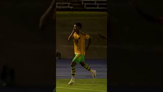 Demarai Gray scoring Jamaica's first goal of the 2023/2024 CONCACAF Nations League