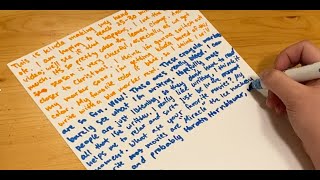 Enjoy the Simple Pleasure of Handwriting ASMR