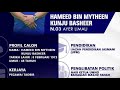 biodata calon bn prn melaka 2021