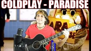 Coldplay - Paradise [FINGERSTYLE Guitar + FREE TABS] How to play this Acoustic guitar solo